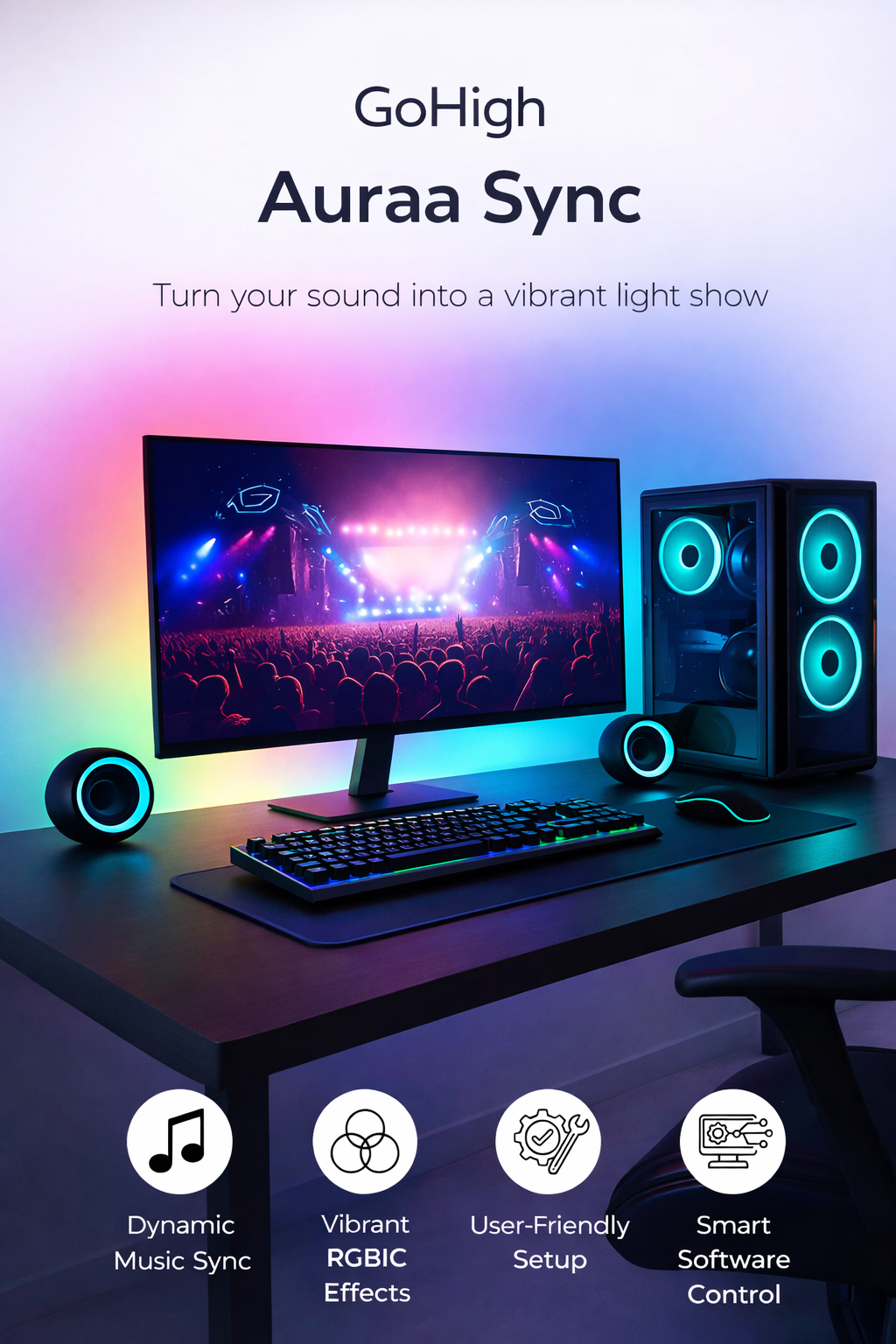 GoHigh Auraa Monitor Sync