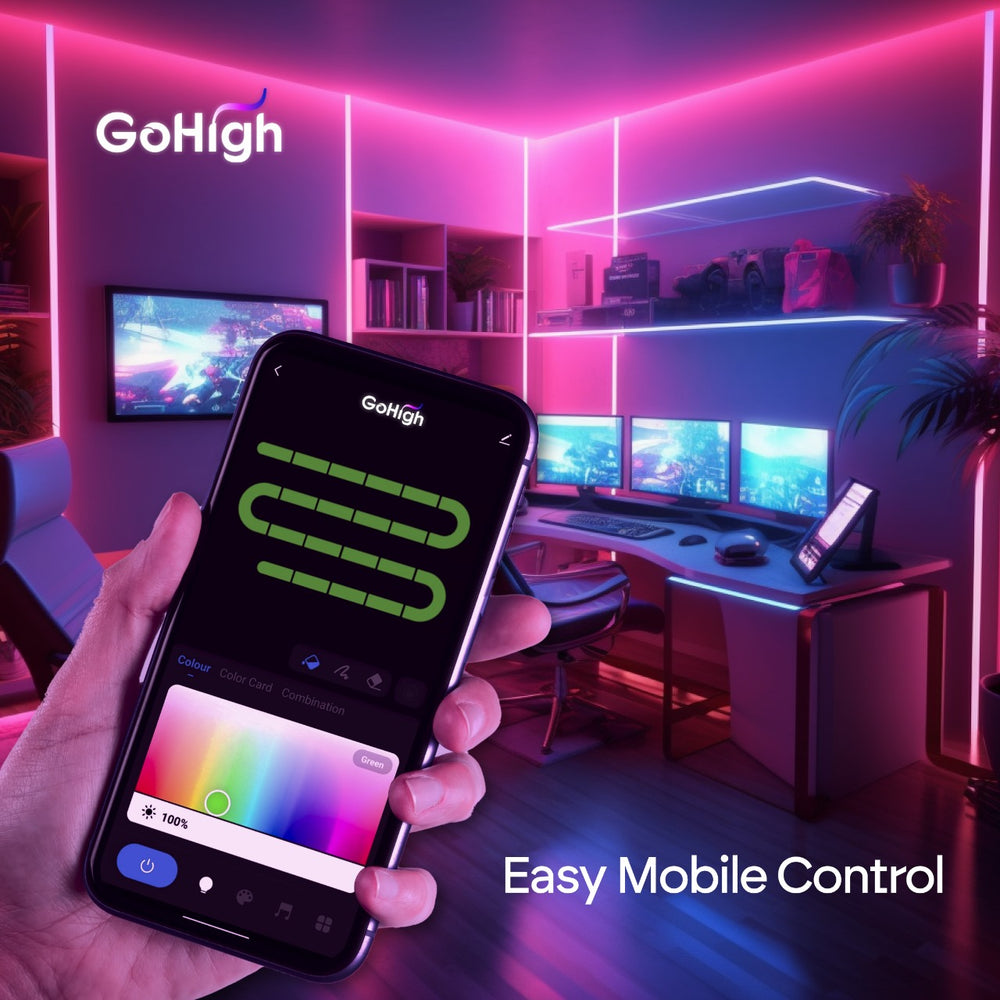 GoHigh WiFi Enabled Smart LED Strip Light Online In India